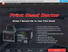 Tablet Screenshot of printheaddoctor.com